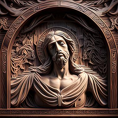 3D model st jesus (STL)